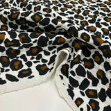 Tissu Matelassé, Coton - Large Motif Animalier, Leontine