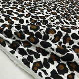 Tissu Matelassé, Coton - Large Motif Animalier, Leontine