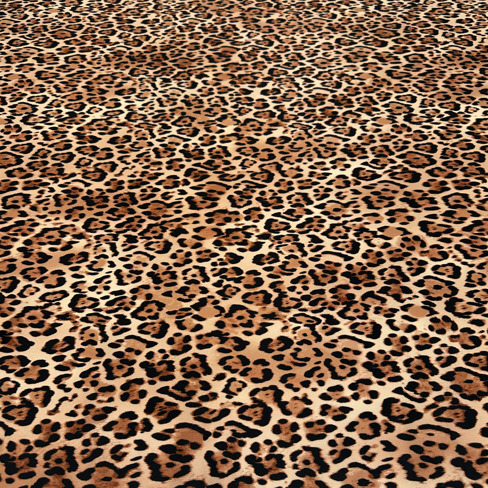 Tissu Satin Duchesse - Animalier, Giungla