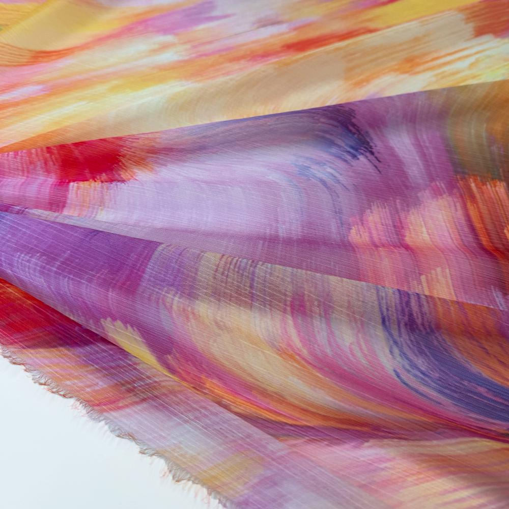 Tissu Mousseline Crinkle - Tanza