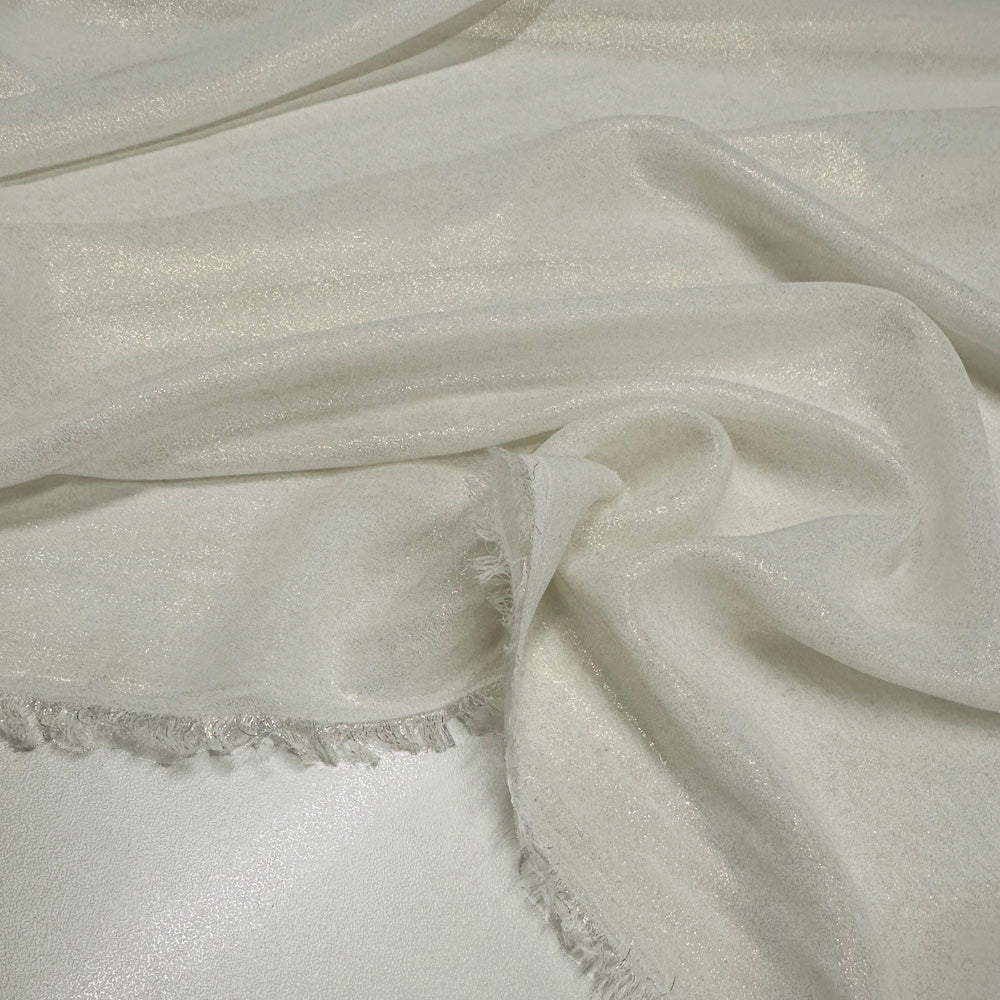 Tissu Mousseline - Enduit Métallisé, Frazerio