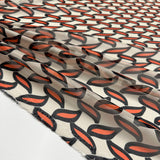 Tissu Pongé, Soie - Géométrique, Andrea