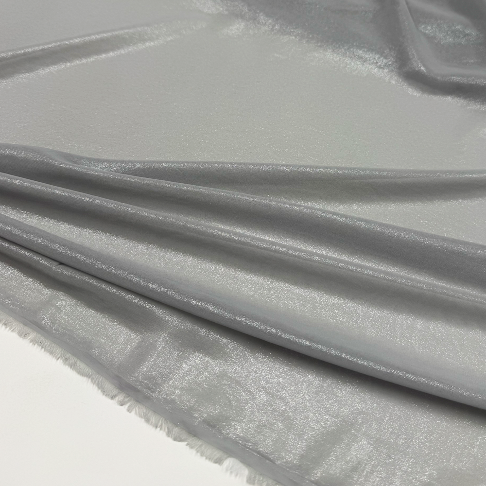 Tissu Mousseline - Enduit Métallisé, Frazerio