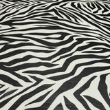 Tissu Mousseline Crinkle, Soie - Animalier, Zebrata