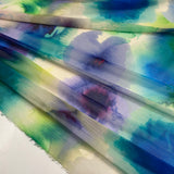 Tissu Mousseline Crinkle, Polyester - Abstrait, Colorissa