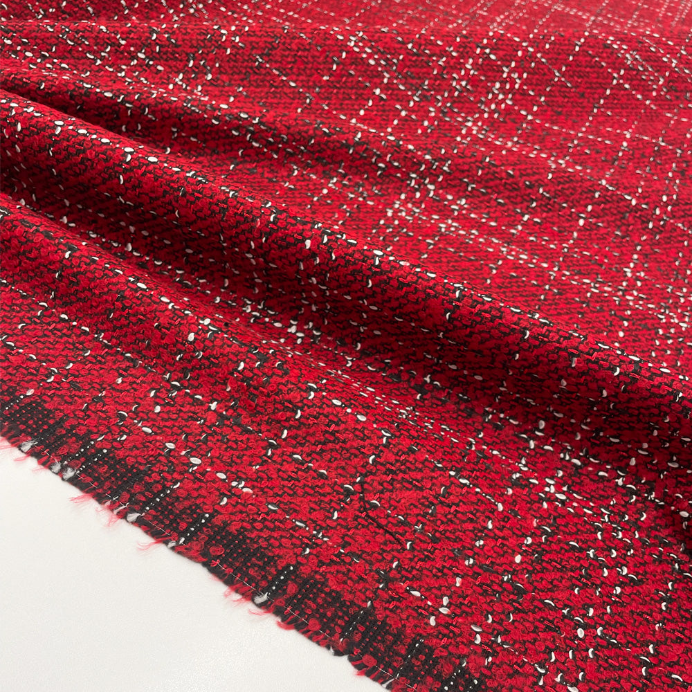 Tissu Tweed, Laine - Tartan Métallisé, Beatrice