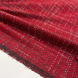 Tissu Tweed, Laine - Tartan Métallisé, Beatrice