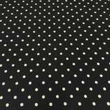 Tissu Néoprène - Pois Blanc, Dolcetta