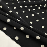 Tissu Néoprène - Pois Blanc, Dolcetta