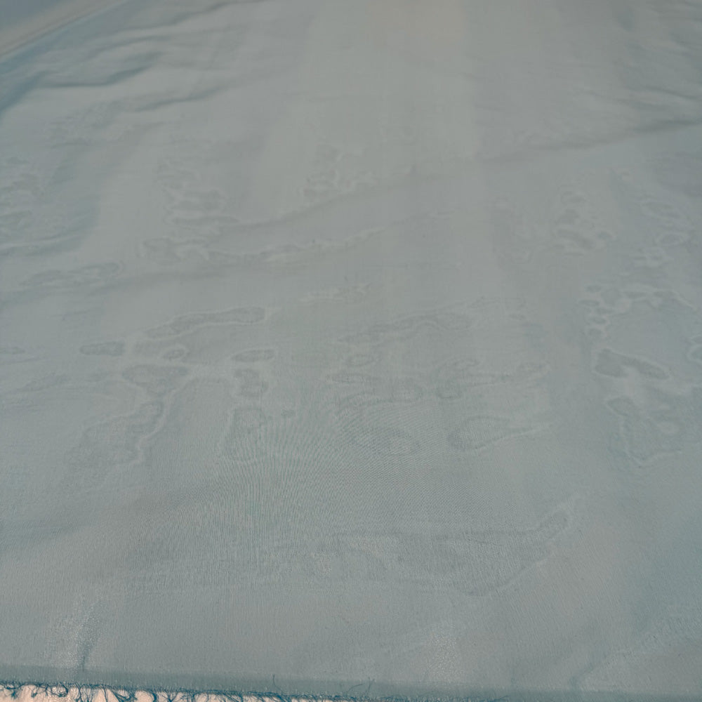 Tissu Organza, Soie - Bleu canard, Quarzo