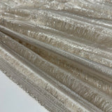 Tissu Lancé-découpé Organza - Frange Platine, Euphoria