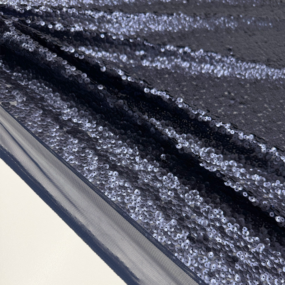 Tissu Tulle Brodé, Paillettes - Divers col, Carla