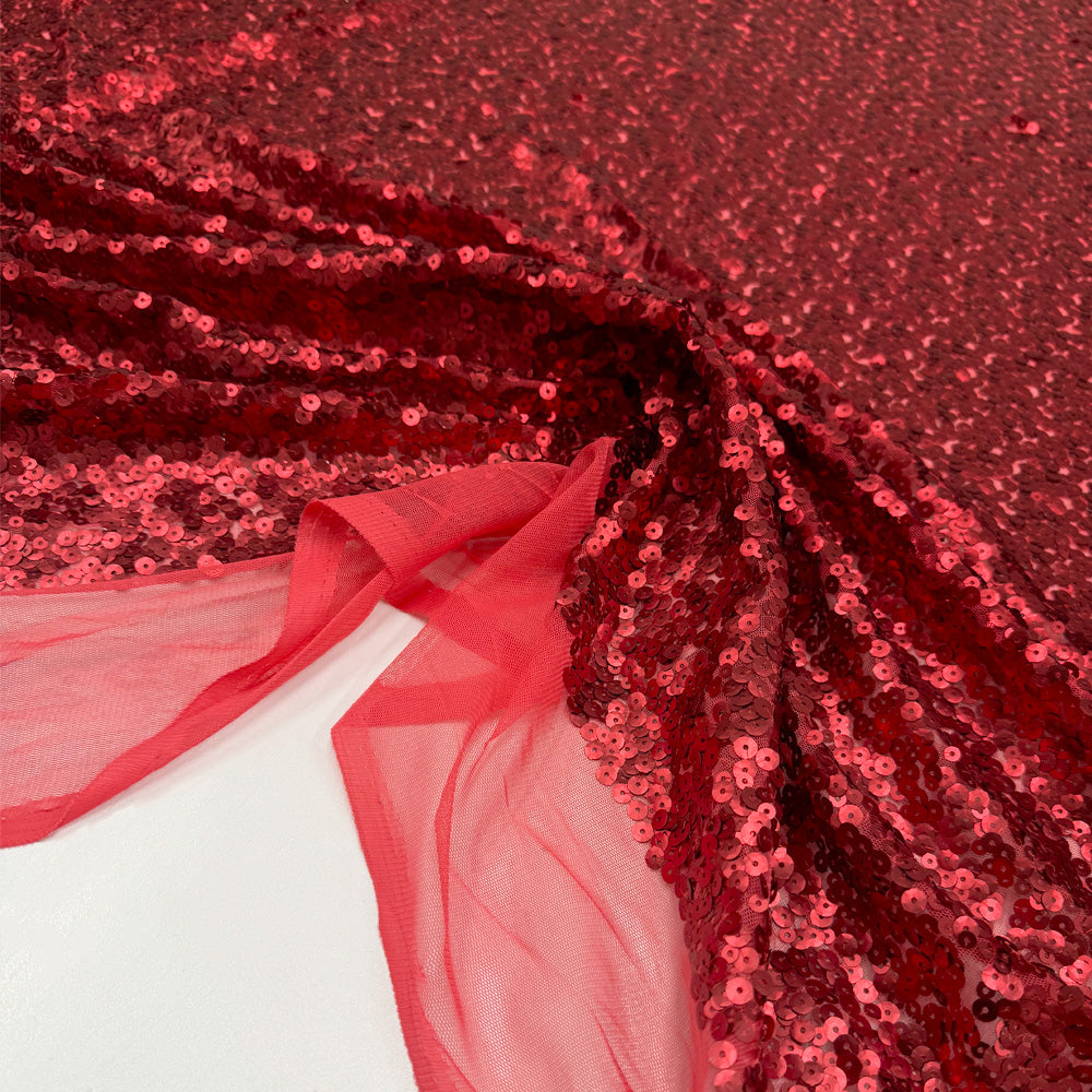 Tissu Tulle Brodé, Paillettes - Divers col, Carla