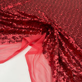 Tissu Tulle Brodé, Paillettes - Divers col, Carla