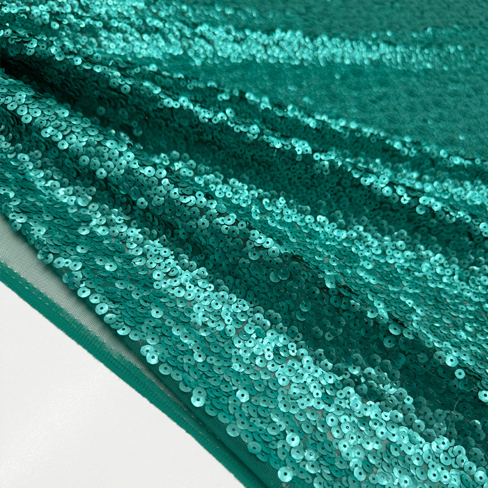 Tissu Tulle Brodé, Paillettes - Divers col, Carla