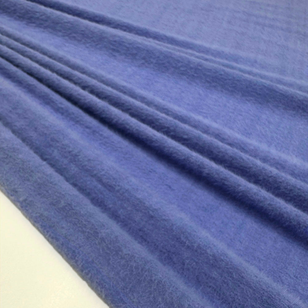 Tissu Maille Duveteuse, Polyamide - Bleu violet, Pervinca