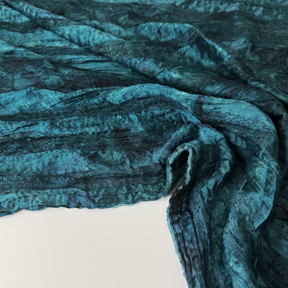 Tissu Dentelle Ruban Gaufré, Viscose - Elvani