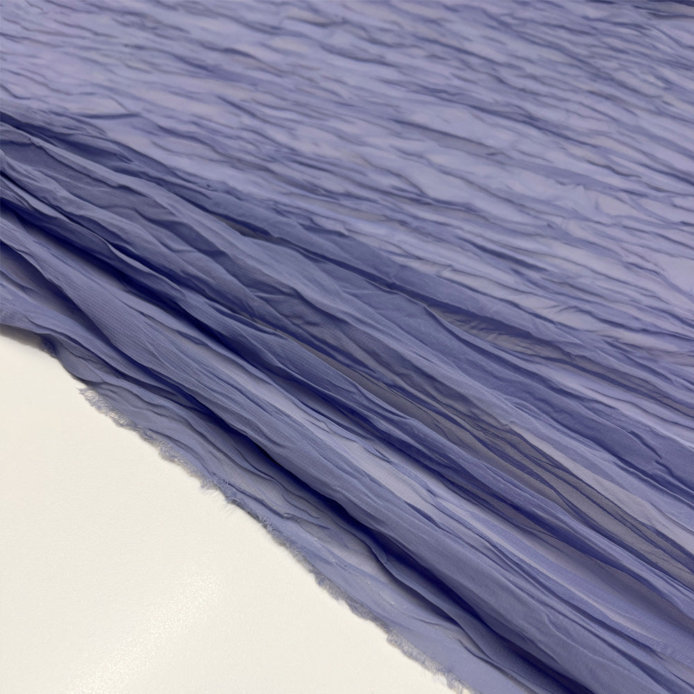 Tissu Crêpe Georgette Plissé, Polyester - 3 coloris, Totano