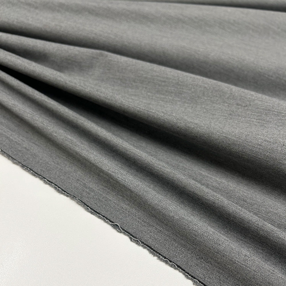 Tissu Tailleur Stretch, Viscose - Gris, Salerno