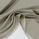 Imperfetto - Tissu Lin Viscose - Rayé, Natura