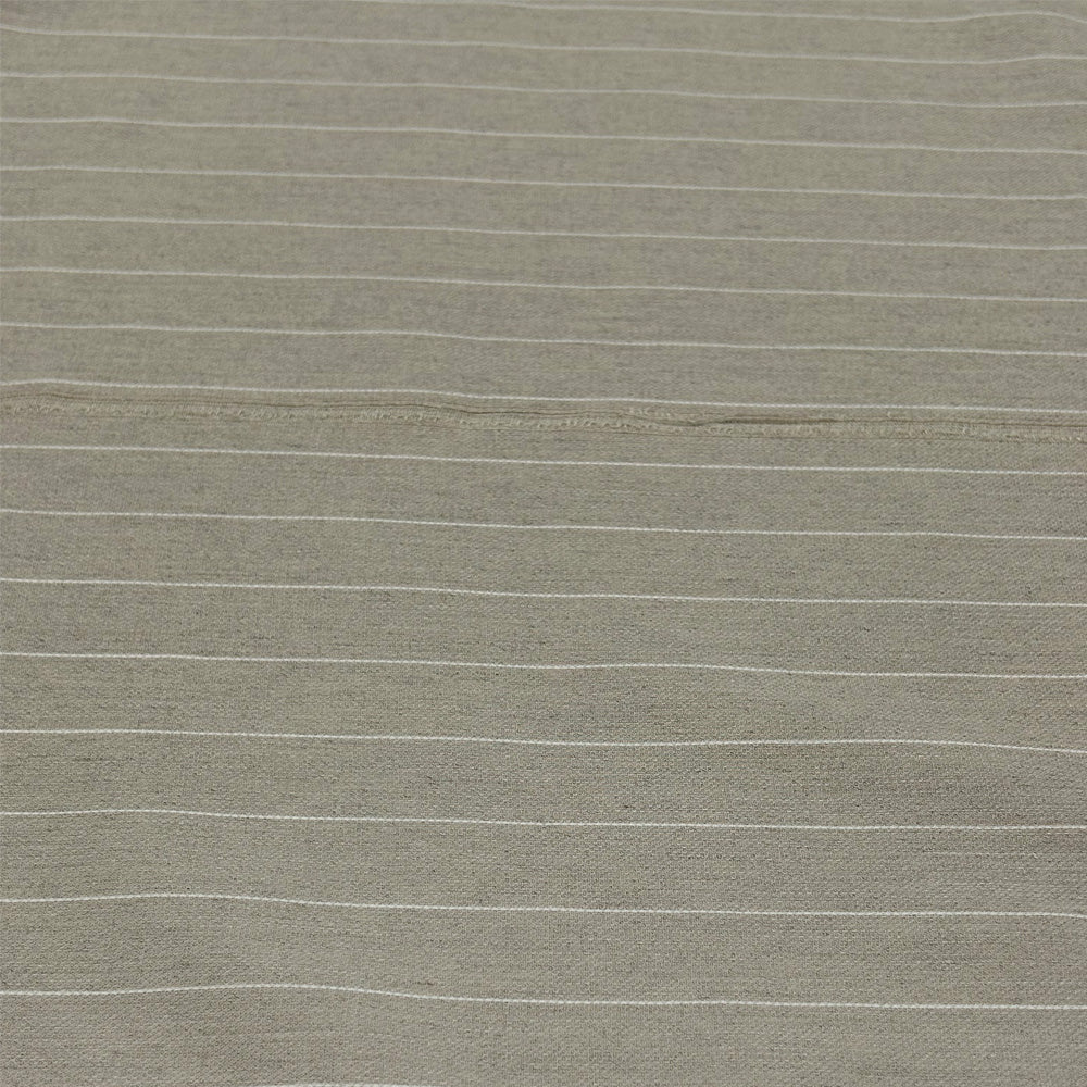 Imperfetto - Tissu Lin Viscose - Rayé, Natura