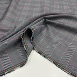 Tissu Tailleur Stretch, Viscose - Carreaux, Prato