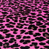 Tissu Crêpe Goergette, Polyester - Animalier Floqué Velours, Ostacolo