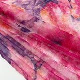 Tissu Maille, Polyester - Métallisé Floral, Dolcerosa