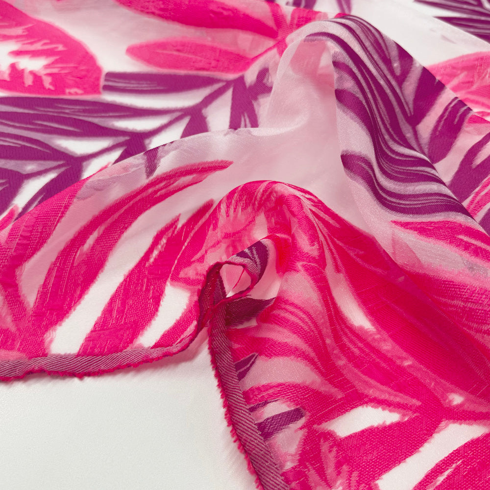 Tissu Organza - Floral Tropical, Rotella