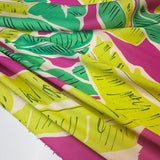 Tissu Satin, Polyester - Divers col, Calipso