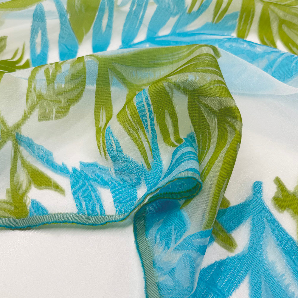 Tissu Organza - Floral Tropical, Rotella