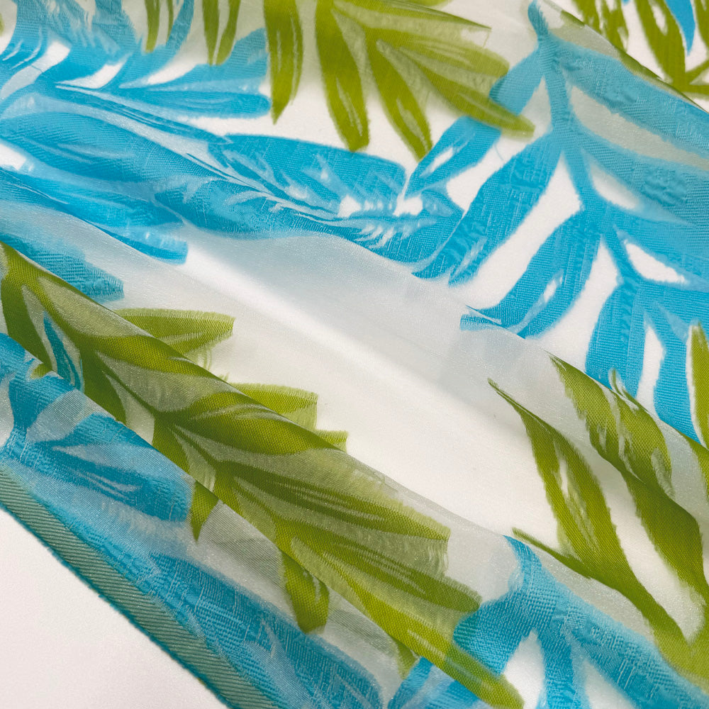 Tissu Organza - Floral Tropical, Rotella
