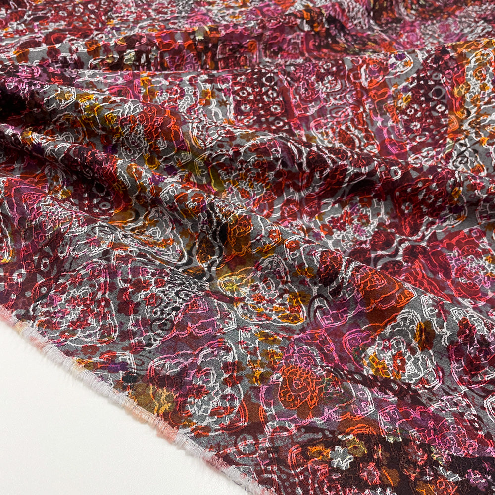 Tissu Gaufré, Viscose - Baroque, Romeo