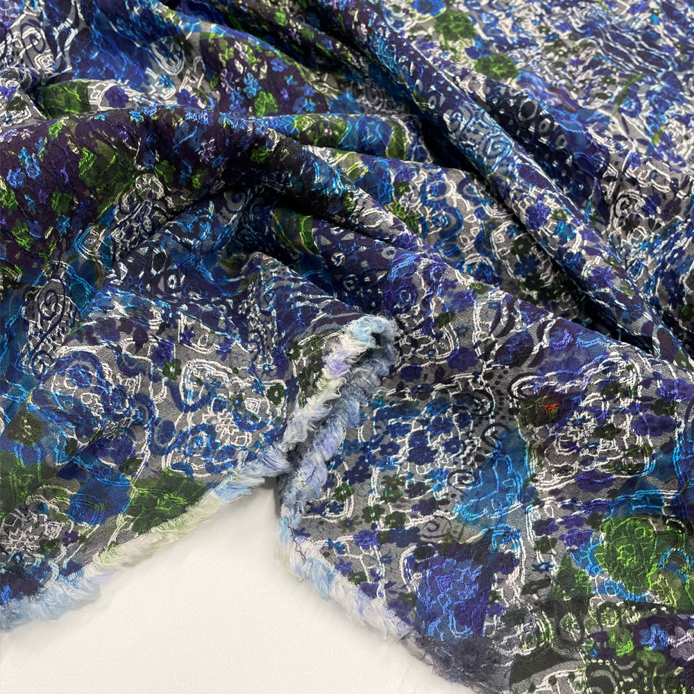 Tissu Gaufré, Viscose - Baroque, Romeo