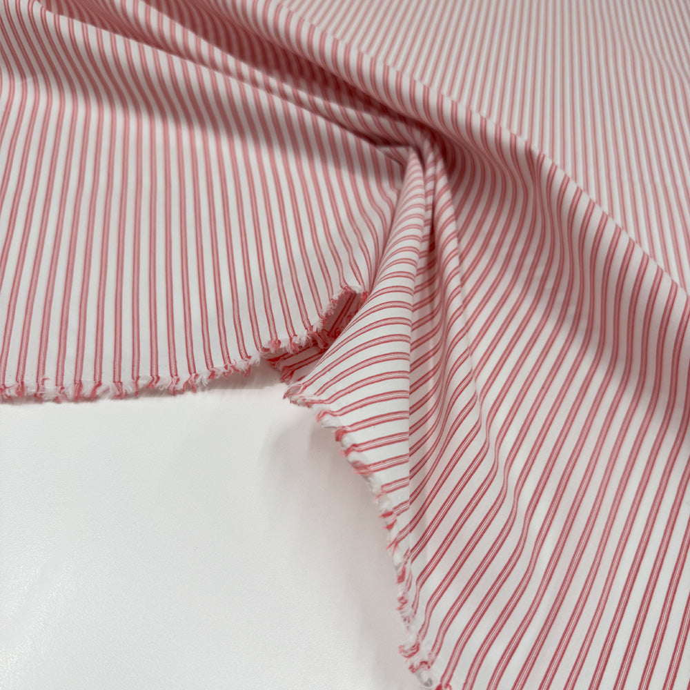 Tissu Bengaline, Coton Stretch - Rayé, Manarola