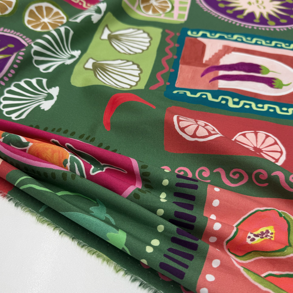 Tissu Popeline Stretch, Coton - Ottiglio