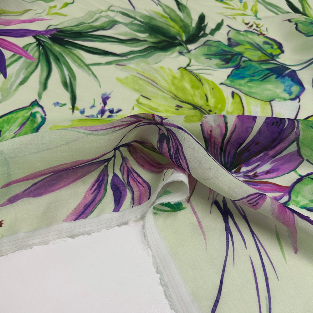 Tissu Ramie - Floral, Ginestra