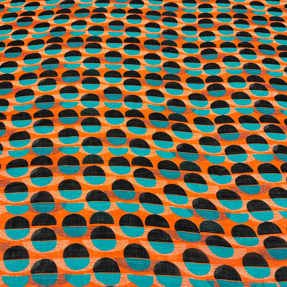 Tissu Ramie - Géométrique, Kilima