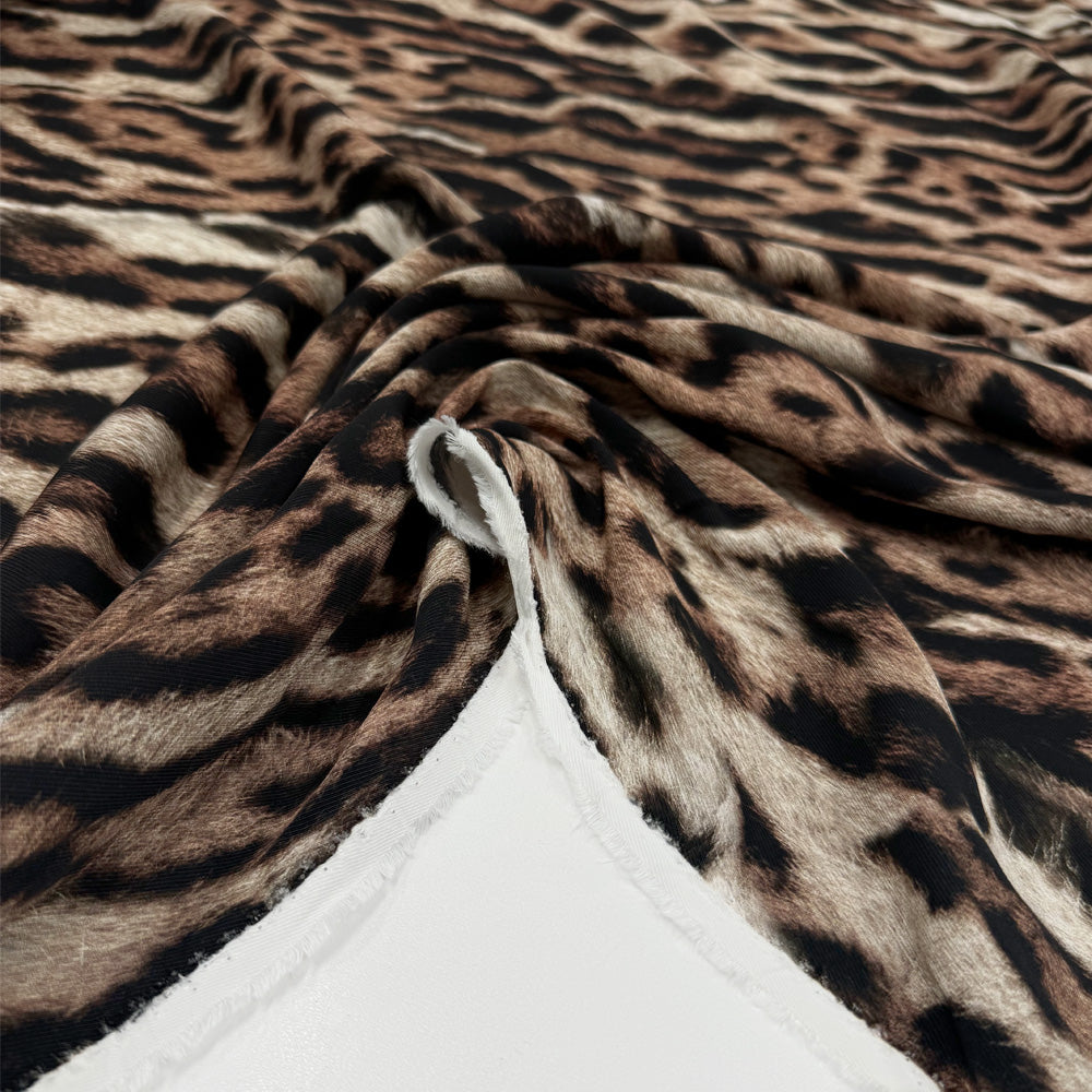 Tissu Twill, Rayonne - Animalier, Sierra