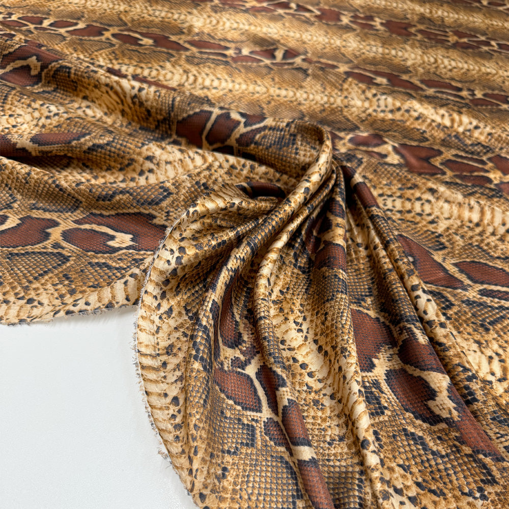 Tissu Satin, Polyester - Animalier, Rytha