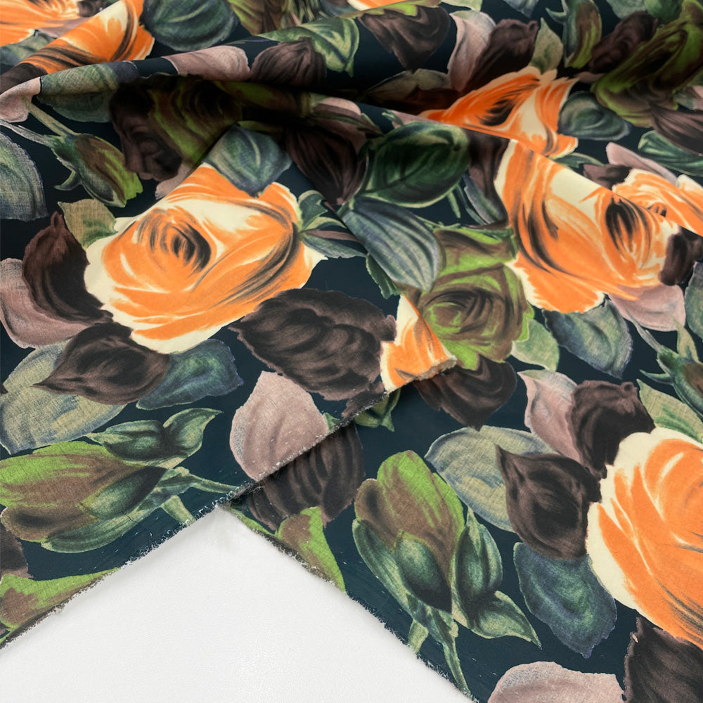 Tissu satin Néoprène - 4 motifs, Opéra