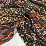 Tissu Satin, Polyester - Ethnique, Caldera