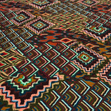 Tissu Satin, Polyester - Ethnique, Caldera