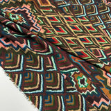 Tissu Satin, Polyester - Ethnique, Caldera