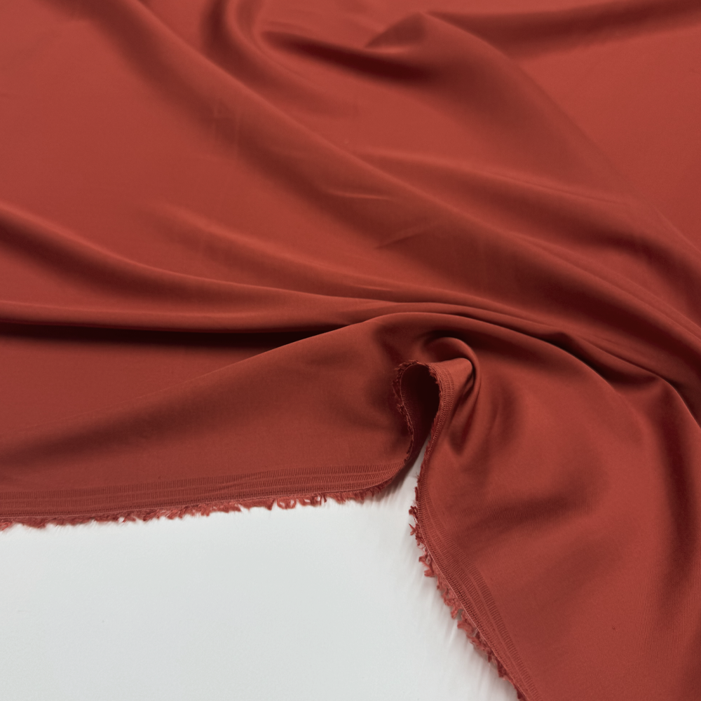 Tissu Satin Stretch, Rayonne Viscose - Betula