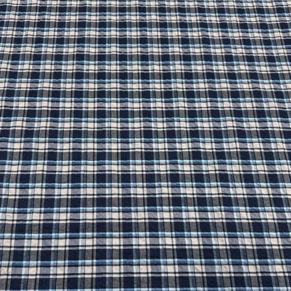 Tissu Seersucker Gaufré, Coton - Alpina
