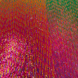 Tissu Tulle Brodé, Paillettes - Multicolore, Arcolla