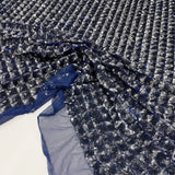 Tissu Tulle Brodé, Paillettes - 3 coloris, Lady