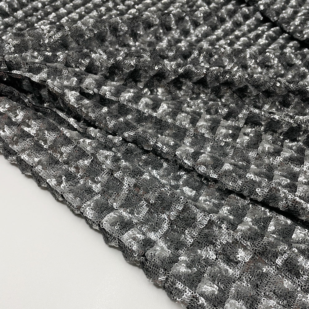 Tissu Tulle Brodé, Paillettes - 3 coloris, Lady