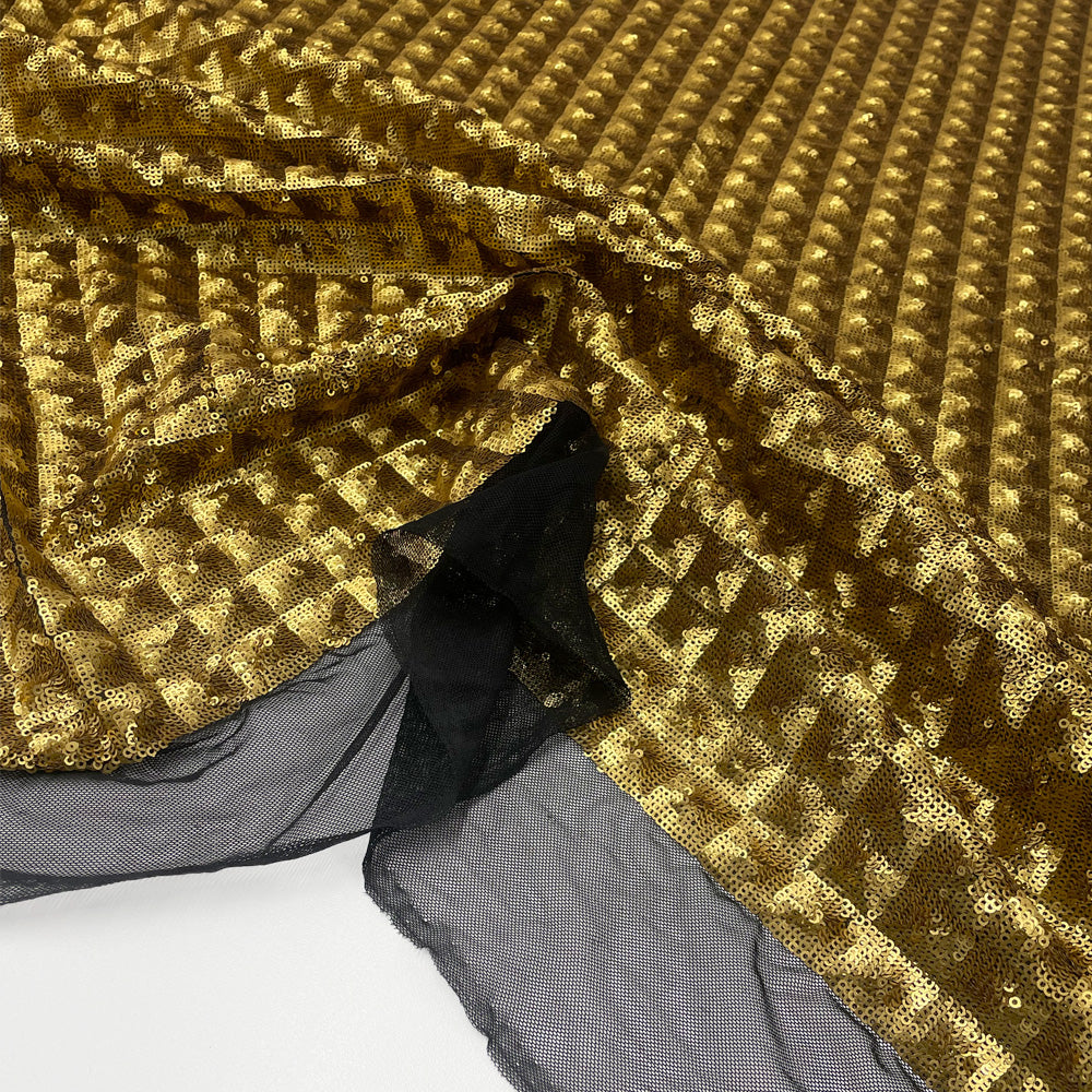 Tissu Tulle Brodé, Paillettes - 3 coloris, Lady